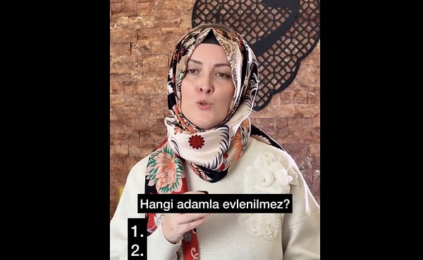 Hatice Kübra Tonga'a göre evlenilmeyecek erkekler;