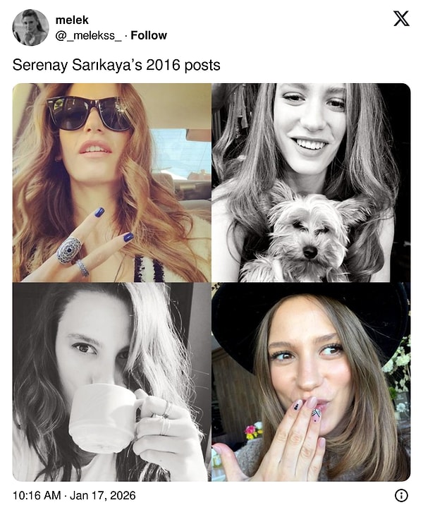 Dilerseniz gelin, ünlü isimlerin 2016 paylaşımlarıyla biz de nostaljik bir yolculuğa çıkalım.