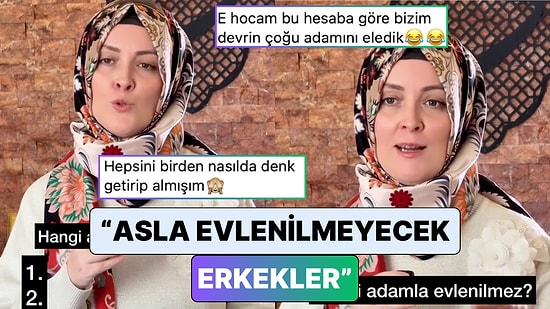 Yine Bir Liste Geldi: Bu Sefer de Hatice Kübra Tongar "Evlenilmeyecek Erkekler" Listesini Açıkladı