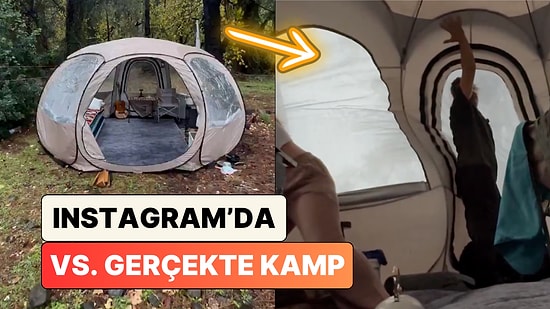 Kamp Yapan Bir Çift Instagram'da Paylaşılan Romantik Kamp Videolarının Arka Planını Paylaştı