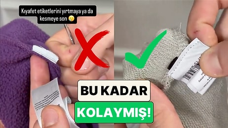 Kaşıntıdan Delirmeye Son: Bir Kadın Kıyafetlerdeki Etiketleri Kusursuz Bir Şekilde Çıkarma Yöntemini Paylaştı