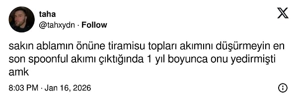 Bu hafta en çok tiramisu toplarını konuştuk;