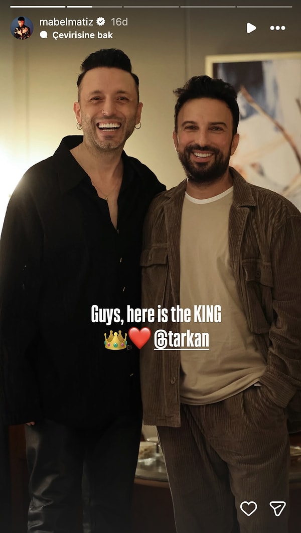 Bu kez sahne arkasından bir paylaşım geldi.