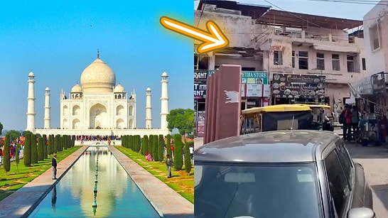 Tourist Shares the Backstreets of India’s Iconic Taj Mahal