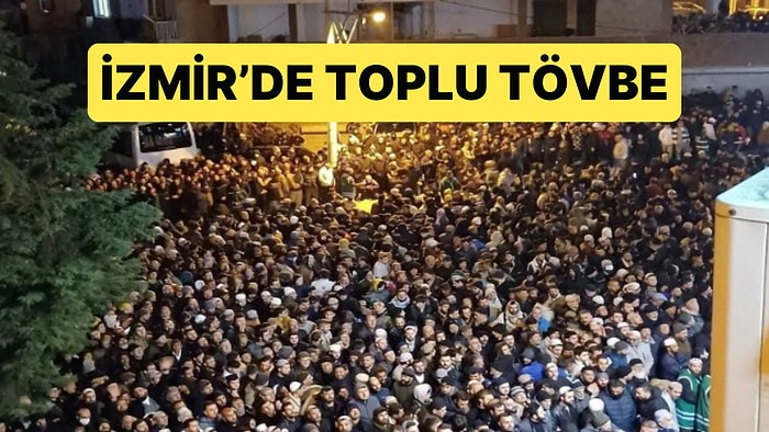 İzmir'de Menzil Şeyhinin Toplu Tövbe Görüntüleri Gündem Oldu