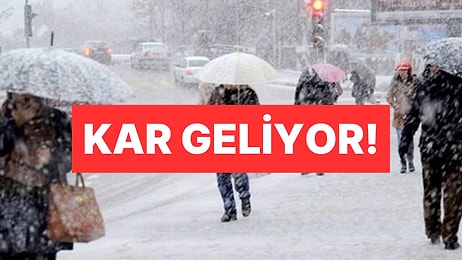 Kar Yağışı Geliyor: 9 İl İçin Meteorolojiden Sarı Kodlu Uyarı