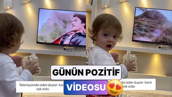 İsmini İlk Kez Televizyonda Duyan Miniğin Şaşkınlığı İçinizi Isıtacak