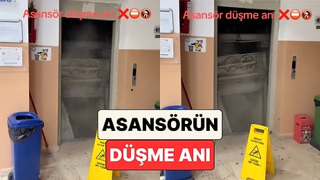 Pek Çok Kişinin Fobisi Olan Asansörün Düşme Anı Görüntülendi