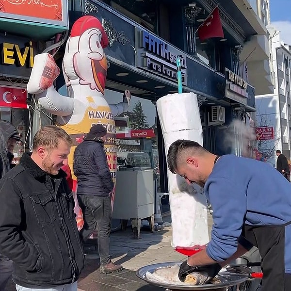 Yine Sivas'ta kardan döner yapıldı.