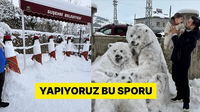 Yurdum İnsanından 2026 Kışına Damga Vuran Kardan Adamlar