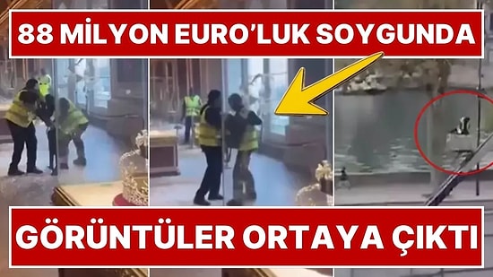 Paris’teki Louvre Müzesi’nde Yaşanan 88 Milyon Euro’luk ‘Yüzyılın Soygunu’nda Görüntüler İlk Kez Yayınlandı