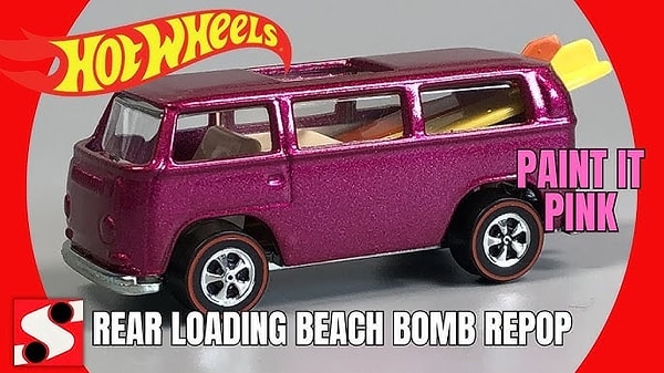 7. Hot Wheels arabalarını hepimiz severiz ama bu başka. 1969 model "Pink Rear-Loading Beach Bomb" prototipi dünyada çok az var. Sence değeri nedir?
