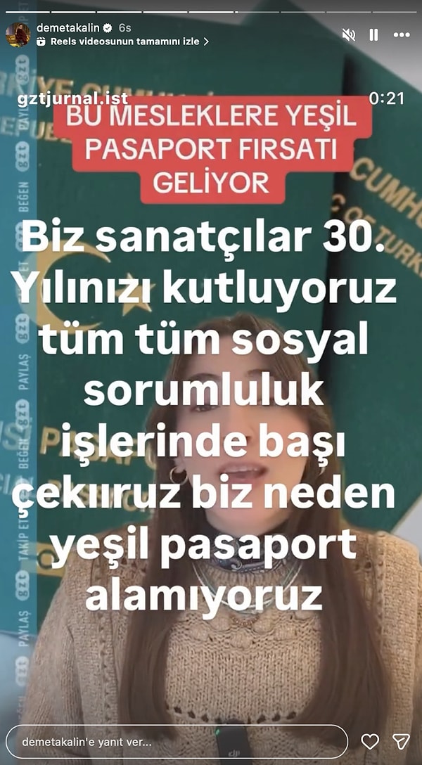 Demet Akalın’ın paylaşımı 👇