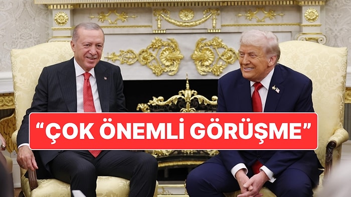 Donald Trump Beyaz Saray'daki Basın Toplantısını Böyle Bitirdi: "Çok Sevdiğim Erdoğan ile Görüşmem Var"