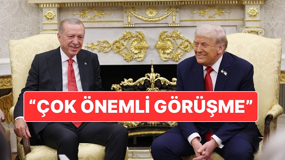 Donald Trump Beyaz Saray'daki Basın Toplantısını Böyle Bitirdi: "Çok Sevdiğim Erdoğan ile Görüşmem Var"