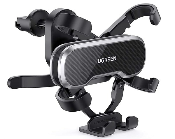 Sürüş güvenliğini artıran, yerçekimi etkili pratik araç içi telefon tutucu.