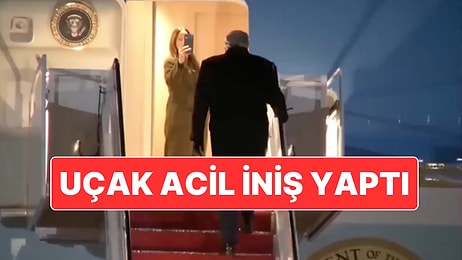 ABD Başkanı Trump'ın Kullandığı Uçak Okyanus Üzerinden Geri Dönerek Acil İniş Yaptı