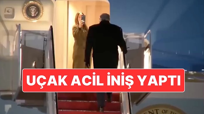 ABD Başkanı Trump'ın Kullandığı Uçak Okyanus Üzerinden Geri Dönerek Acil İniş Yaptı