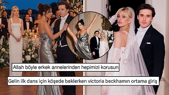 Victoria Beckham'ın Oğlu Brooklyn ve Gelininin Düğünlerindeki İlk Dansını Sabote Etmesi Büyük Goygoy Çıkardı