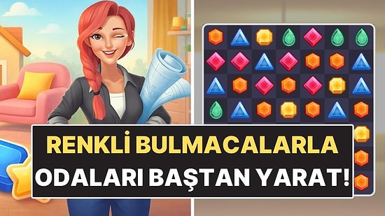 Room Blast 2 Match and Decor: Renkli Bulmacalarla Odaları Baştan Yarat!