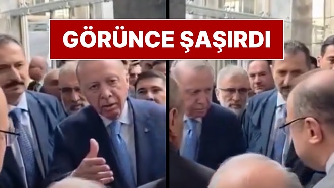 Cumhurbaşkanı Erdoğan'ı Parti Koridorunda Şaşırtan Kişi: "Bu Son Zamanlarda Var mıydı?"