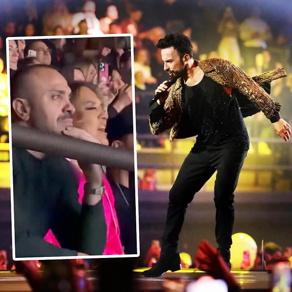 Birkaç gündür ünlülerin akın akın gittiği Tarkan konserlerinde elbette Demet Akalın da yer aldı.