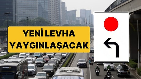 Japonya Bayrağına Benzeyen Kırmızı Noktalı Trafik Tabelası Ne Anlama Geliyor?