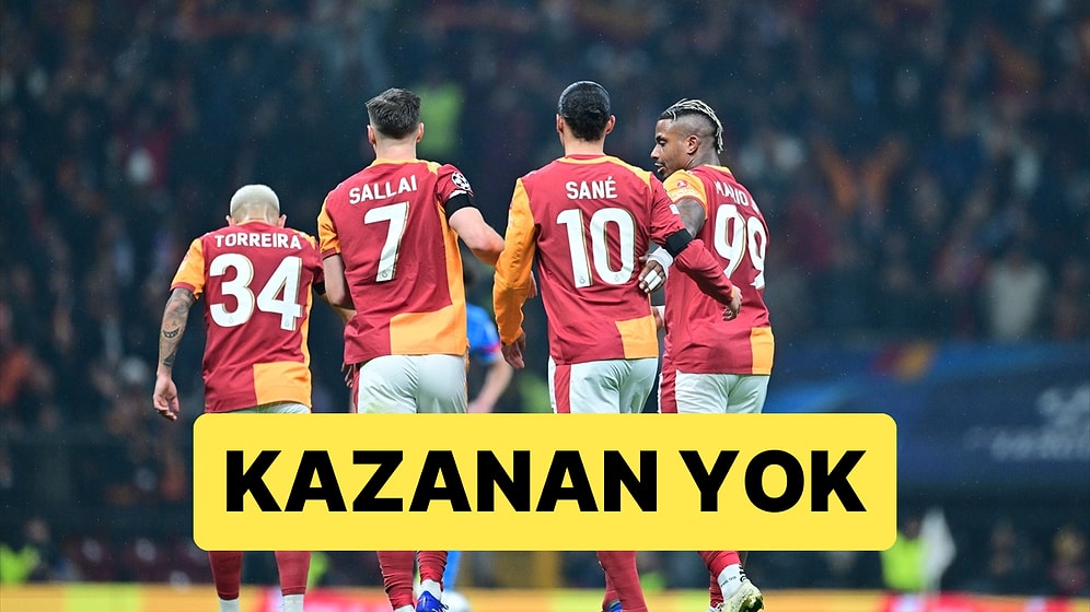 Galatasaray Kritik Maçta Evinde Atletico Madrid'le 1-1 Berabere Kaldı