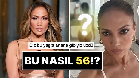 56 Yaşındaki Jennifer Lopez'in Kusursuz Fiziği Sosyal Medyayı Salladı!
