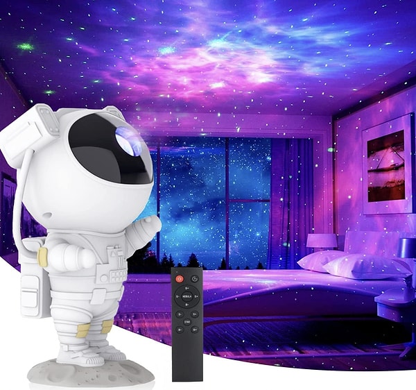 Gökyüzüne ve evrene olan hayranlıklarını odalarına taşıyacak fütüristik bir atmosfer.