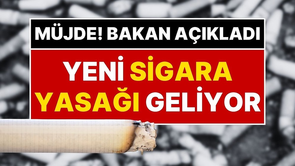 Türkiye'de Sigara Kullanımında Yeni Dönem: Yeni Sigara Yasakları Başlıyor! Sağlık Bakanı Detayları Açıkladı