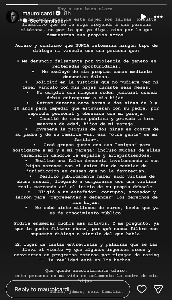 Ardından da peş peşe çok ağır iddialar sıraladı: