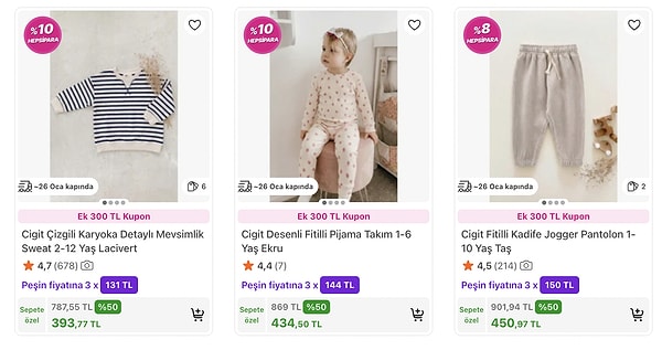 Ebeveynlerin yüzünü güldüren dev kampanya: Cigit'te 299 TL'den başlayan tek fiyatlar!