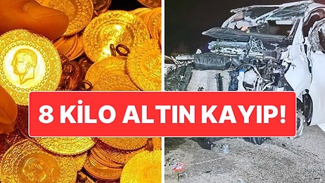 Altın Taşıyan Zırhlı Araç Takla Attı: Kayıp 8 Kilo Altın Dedektörle Aranıyor!