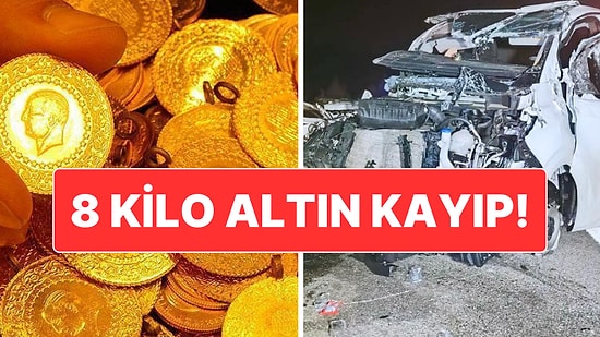 Altın Taşıyan Zırhlı Araç Takla Attı: Kayıp 8 Kilo Altın Dedektörle Aranıyor!