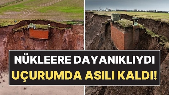 Nükleere Dayanıklıydı! Soğuk Savaş Döneminden Kalma Sığınak Uçurumda Asılı Kaldı