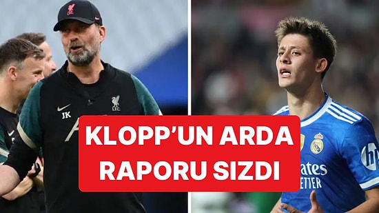 Real Madrid'in Görüştüğü İddia Edilen Klopp'un Arda Güler'i İstemediği İddia Edildi