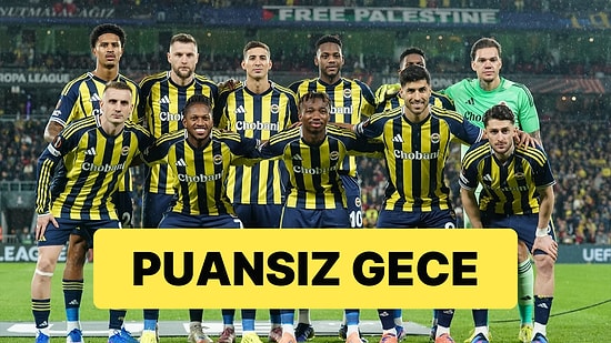 Fenerbahçe Evinde Aston Villa'ya 1-0'la Boyun Eğdi