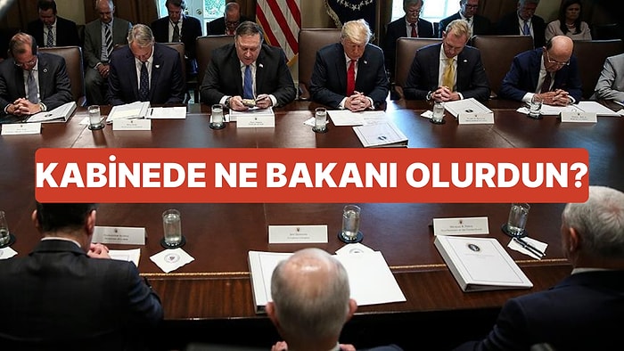 Kabineye Girsen Sen Ne Bakanı Olurdun?