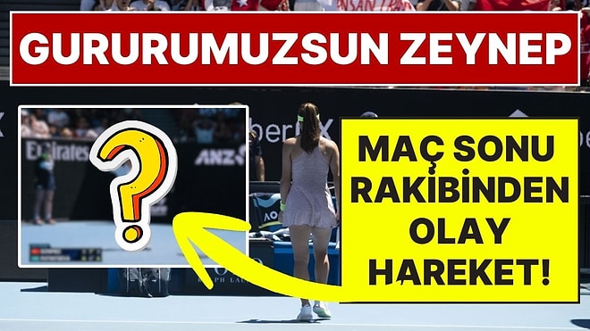 Tenisteki Gururumuz Zeynep Sönmez Avustralya Açık’a 3. Turda Veda Etti