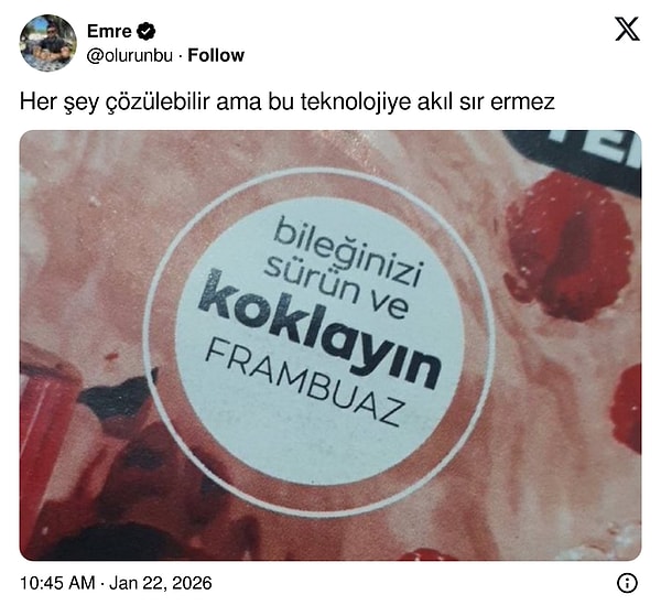 Biraz da teknoloji...