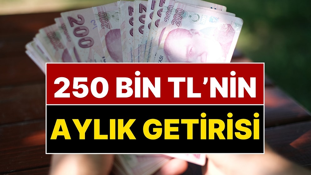 Mevduat Faizlerinde Son Durum: 250 Bin TL'nin Aylık Getirisi Belli Oldu!