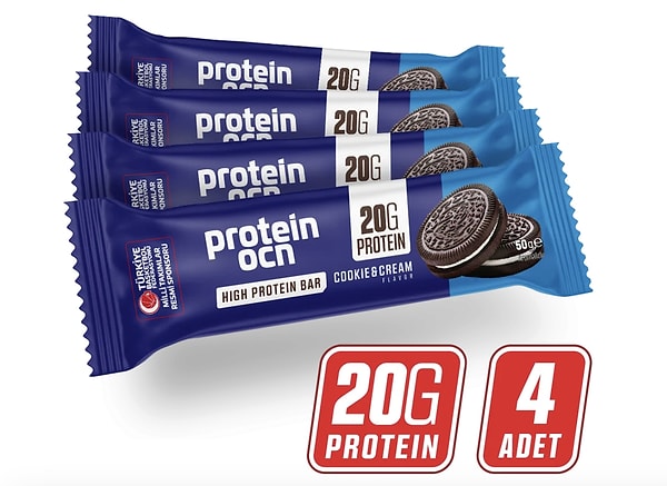 1. Atıştırmalık saatinize protein dolu, lezzetli bir dokunuş.