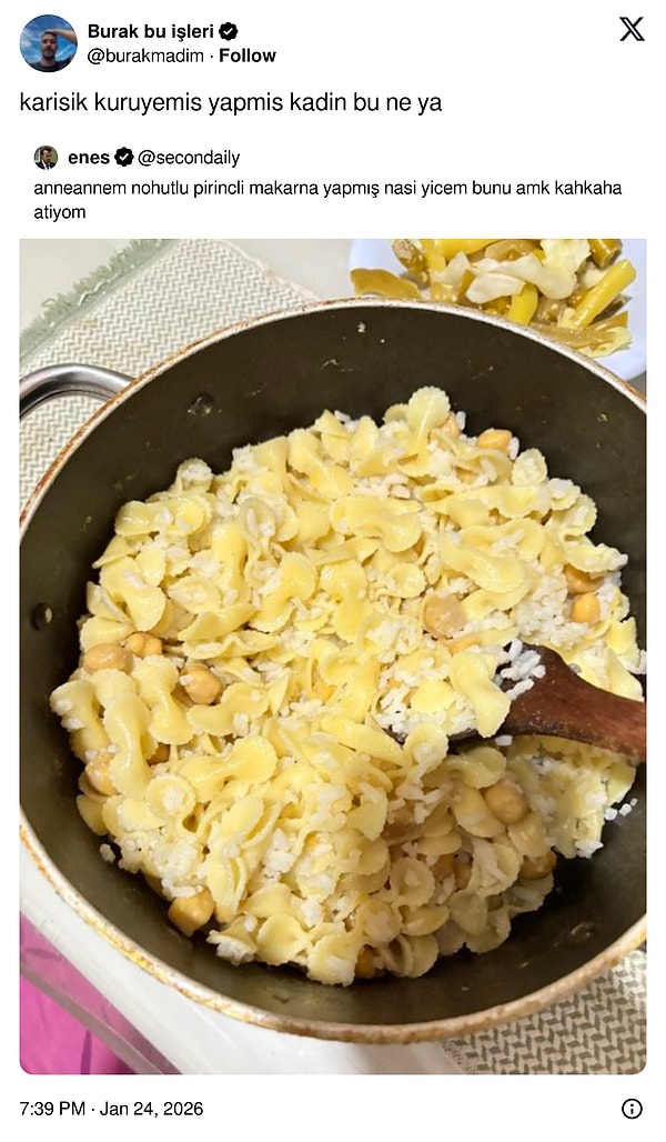 Dolapta ne varsa yemeği