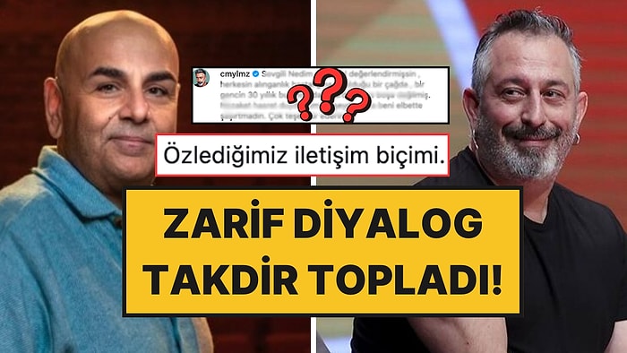 Nedim Saban’ın Nazik Mesajına Cem Yılmaz’dan “Nezaket” Vurgulu Yanıt!