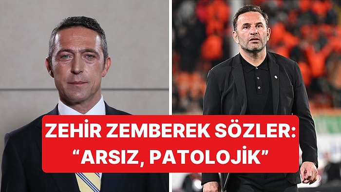 Galatasaray'dan Okan Buruk'u Tehdit Ettiği İddia Edilen Ali Koç'a Ağır Sözler