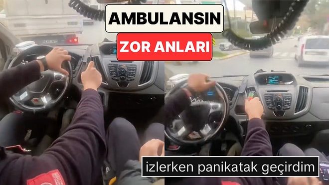Bir Paramedik Bir Hastayı Hastaneye Ulaştırmaya Çalışırken Yaşadığı Zorluğu Paylaştı