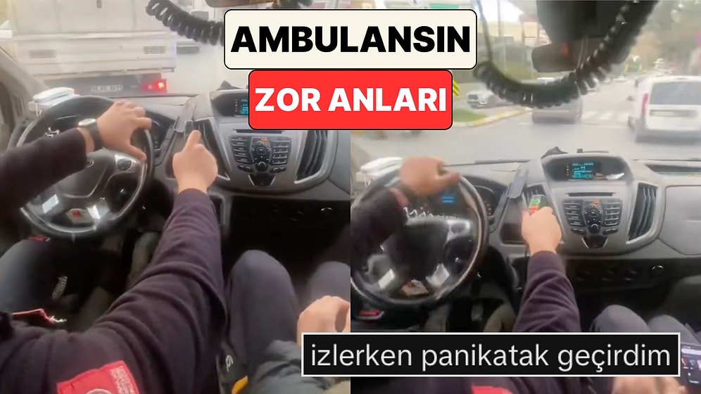 Bir Paramedik Bir Hastayı Hastaneye Ulaştırmaya Çalışırken Yaşadığı Zorluğu Paylaştı