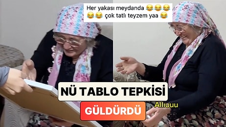 Sanatçı Kadriye Cengiz Köydeki Akrabasına Nü Tablo Hediye Edip Tepkisini Kaydetti