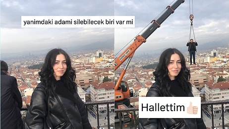 Kadraja Misafir Olan Kişiyi Sildirmek İsterken Mizah Şöleni Yaşatan X Kullanıcısı